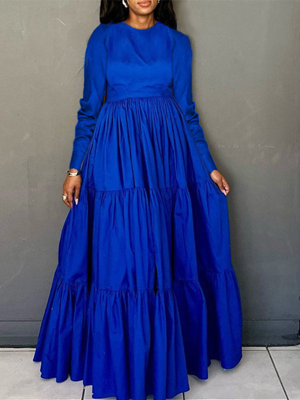 Ruffle & Radiance Maxi Dress