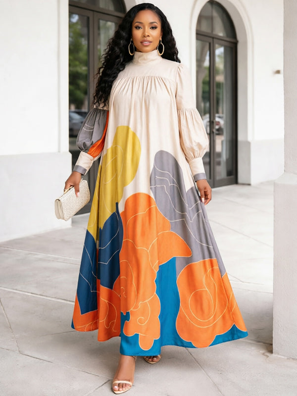 Printed Maxi Dress
