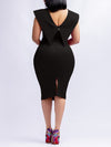 Sleeveless Slit Bodycon Dress