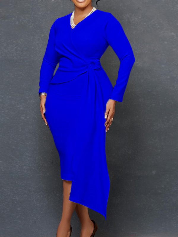 Beautiedoll Draped Bodycon Dress