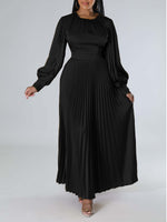 Beautiedoll Solid Pleated Dress