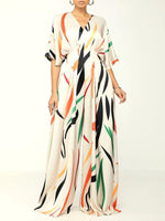Beautiedoll Printed Wide-Leg Jumpsuit