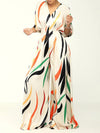 Beautiedoll Printed Wide-Leg Jumpsuit