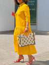 Solid Button-Front Shirt Dress