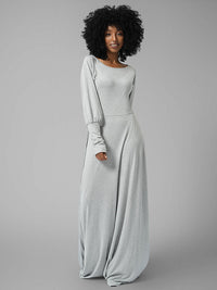 Bishop Sleeve Maxi Dress