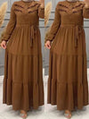 Frilled Tied Shirt Dress