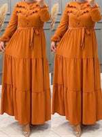 Frilled Tied Shirt Dress