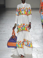 Printed Shirt Dress