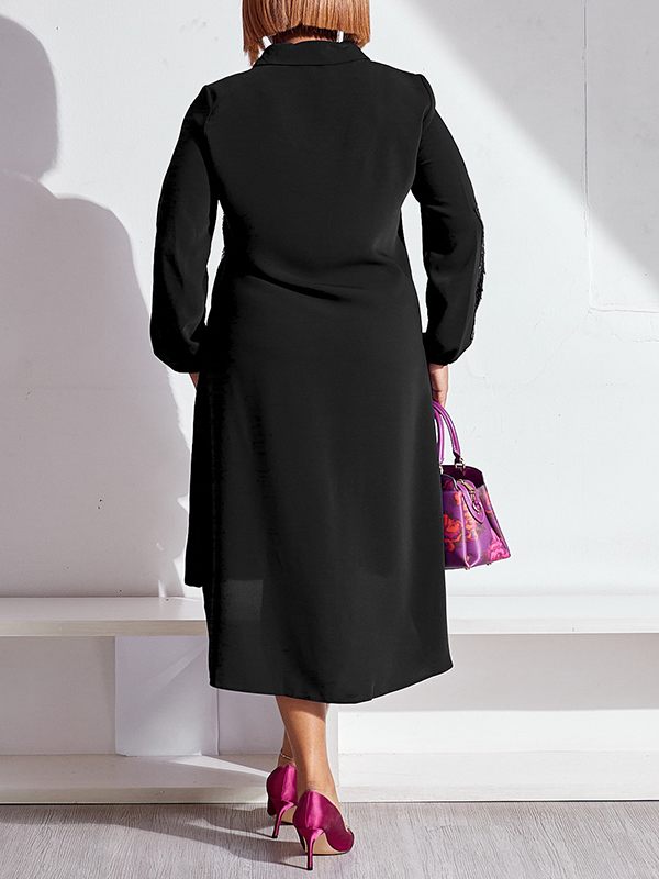 Sequin Shirt Dress