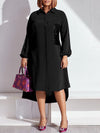 Sequin Shirt Dress