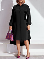 Sequin Shirt Dress