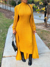 Knit Dress & Cardigan Set