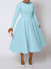 Beautiedoll Long Sleeve Midi Dress