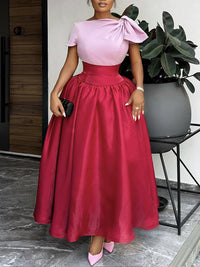 Two-Tone Combo Dress