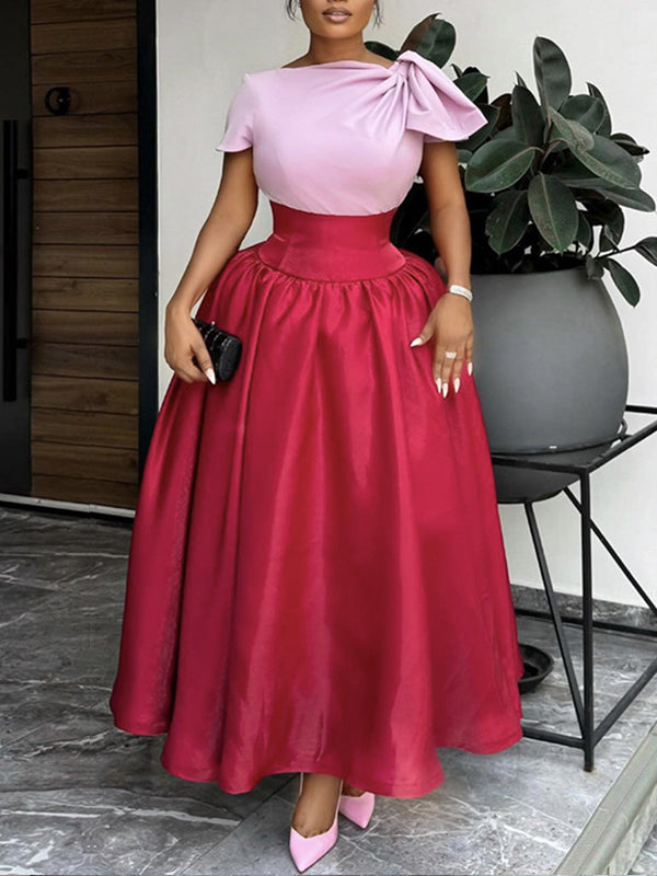 Two-Tone Combo Dress