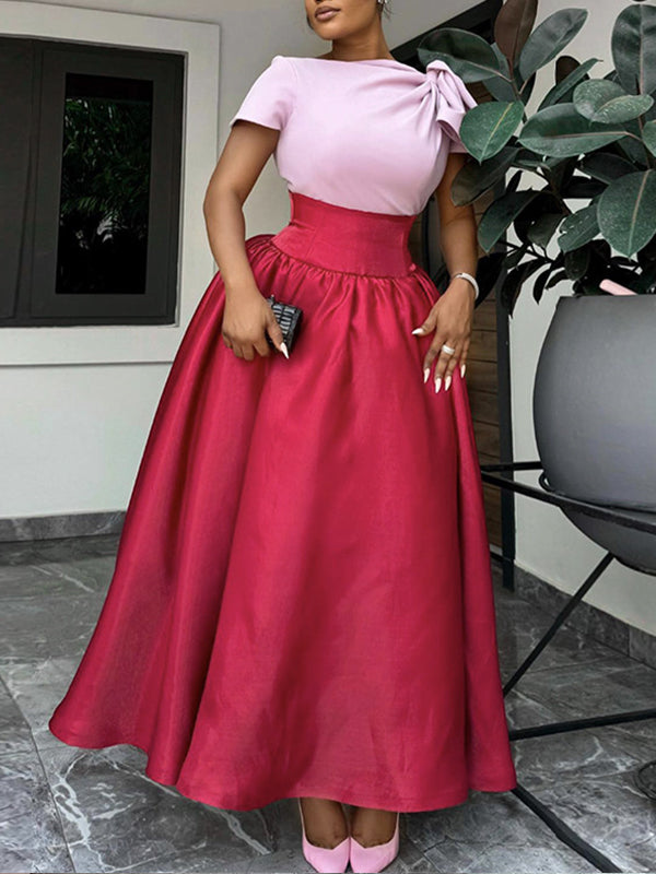 Two-Tone Combo Dress