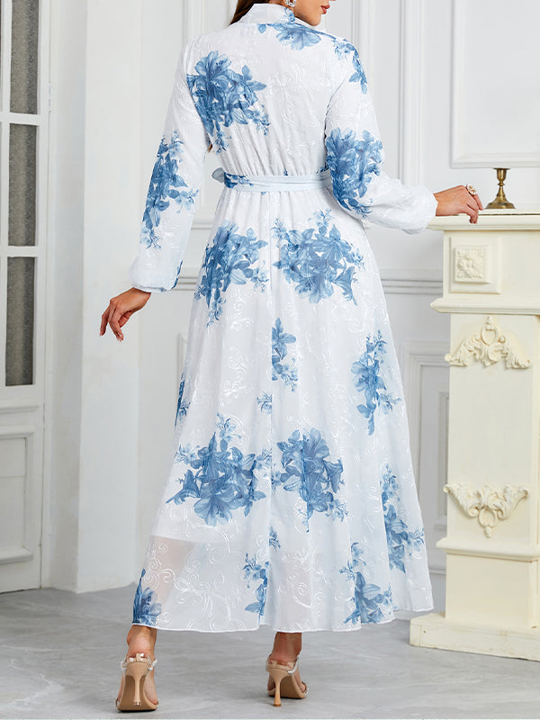 Printed Tied Dress