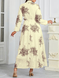 Printed Tied Dress