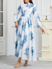 Printed Tied Dress