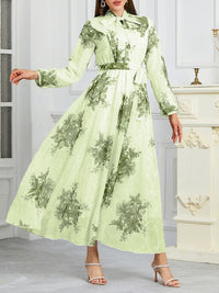 Printed Tied Dress