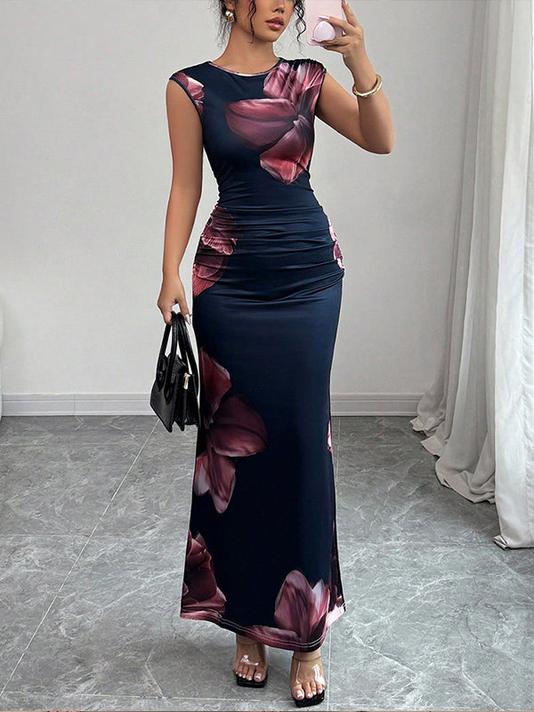 Printed Sleeveless Dress