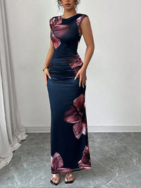 Printed Sleeveless Dress