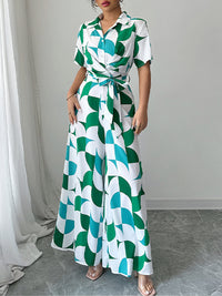 Colorblock Tied Jumpsuit