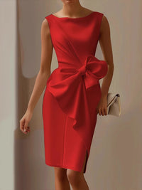 Bowknot Sleeveless Dress