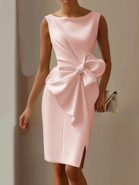 Bowknot Sleeveless Dress