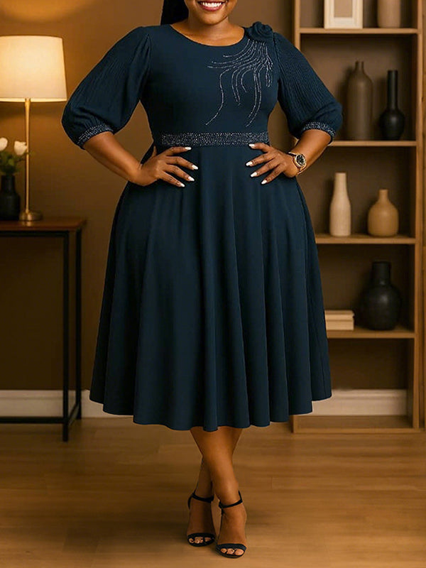 Studded Midi Dress