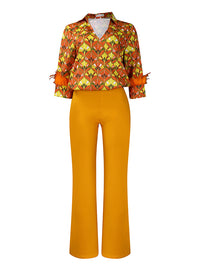 Printed Shirt & Pants Set