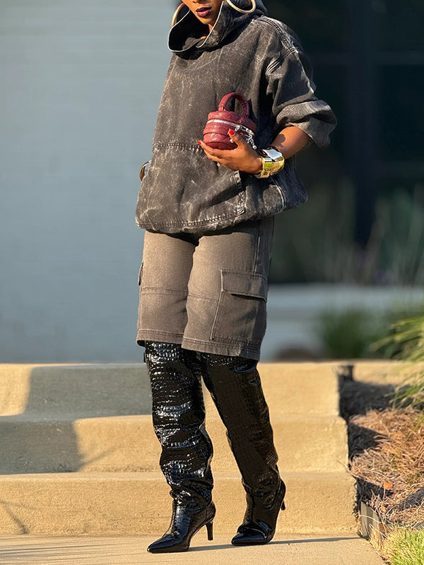 Wash Pullover Hoodie