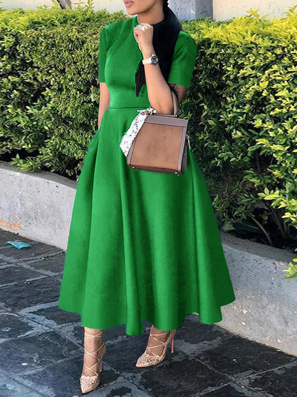Satin Midi Dress