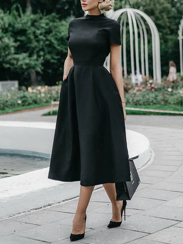 Satin Midi Dress