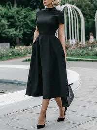 Satin Midi Dress