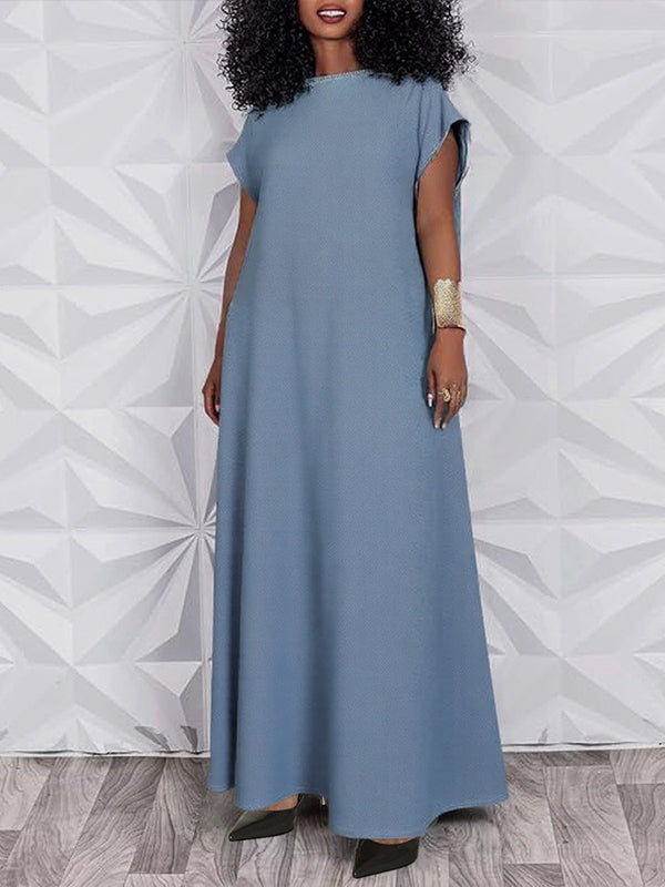V-Back Maxi Dress