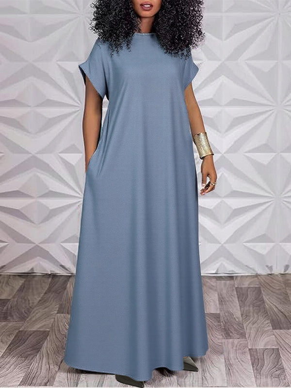 V-Back Maxi Dress