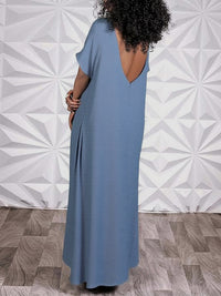 V-Back Maxi Dress