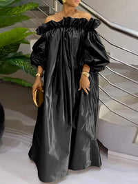 Off-Shoulder Maxi Dress
