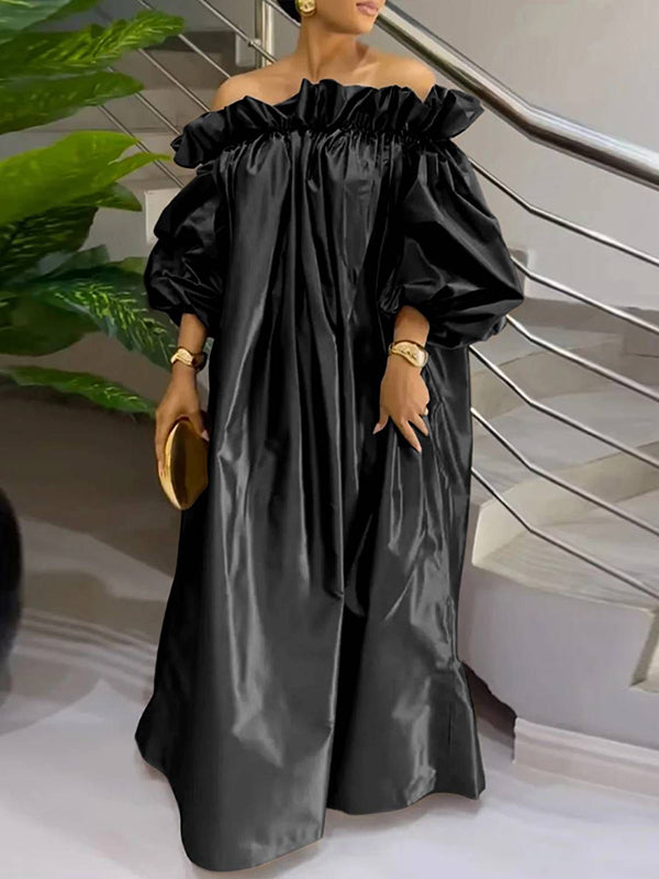 Off-Shoulder Maxi Dress