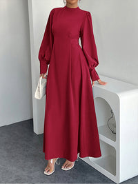 Solid Tied Maxi Dress