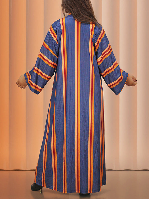 Stripe Kimono & Pants Set
