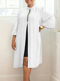 Slit Front Tunic Top