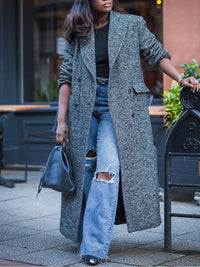 Double-Breasted Long Coat