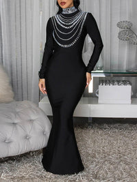 Studded Maxi Dress