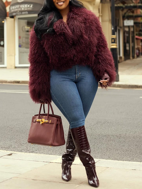 Faux Fur Coat