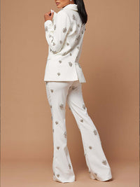 Studded Blazer & Pants Set