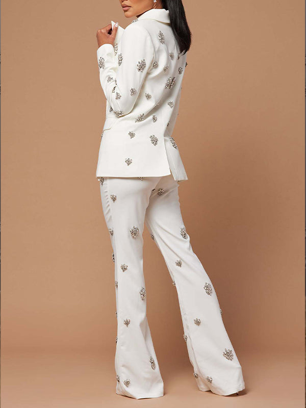 Studded Blazer & Pants Set