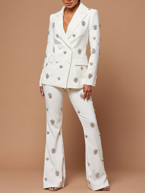 Studded Blazer & Pants Set