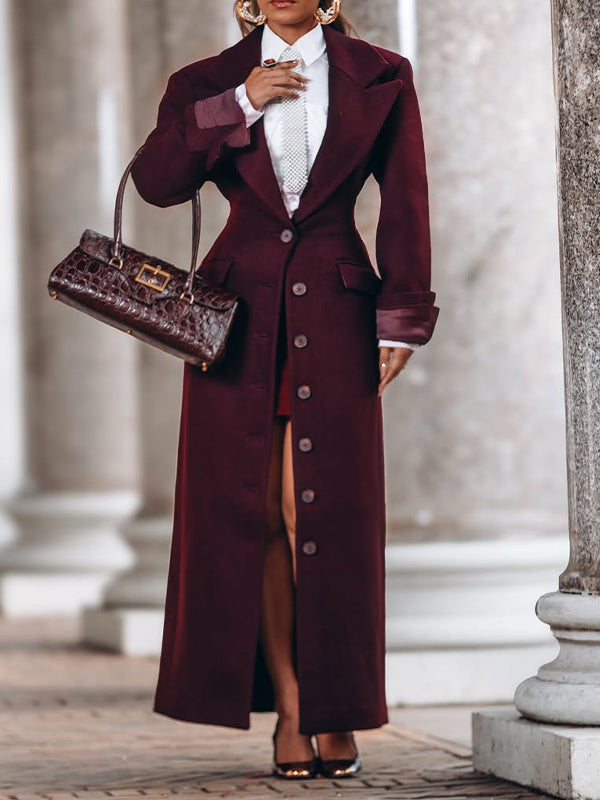 Button-Down Trench Coat